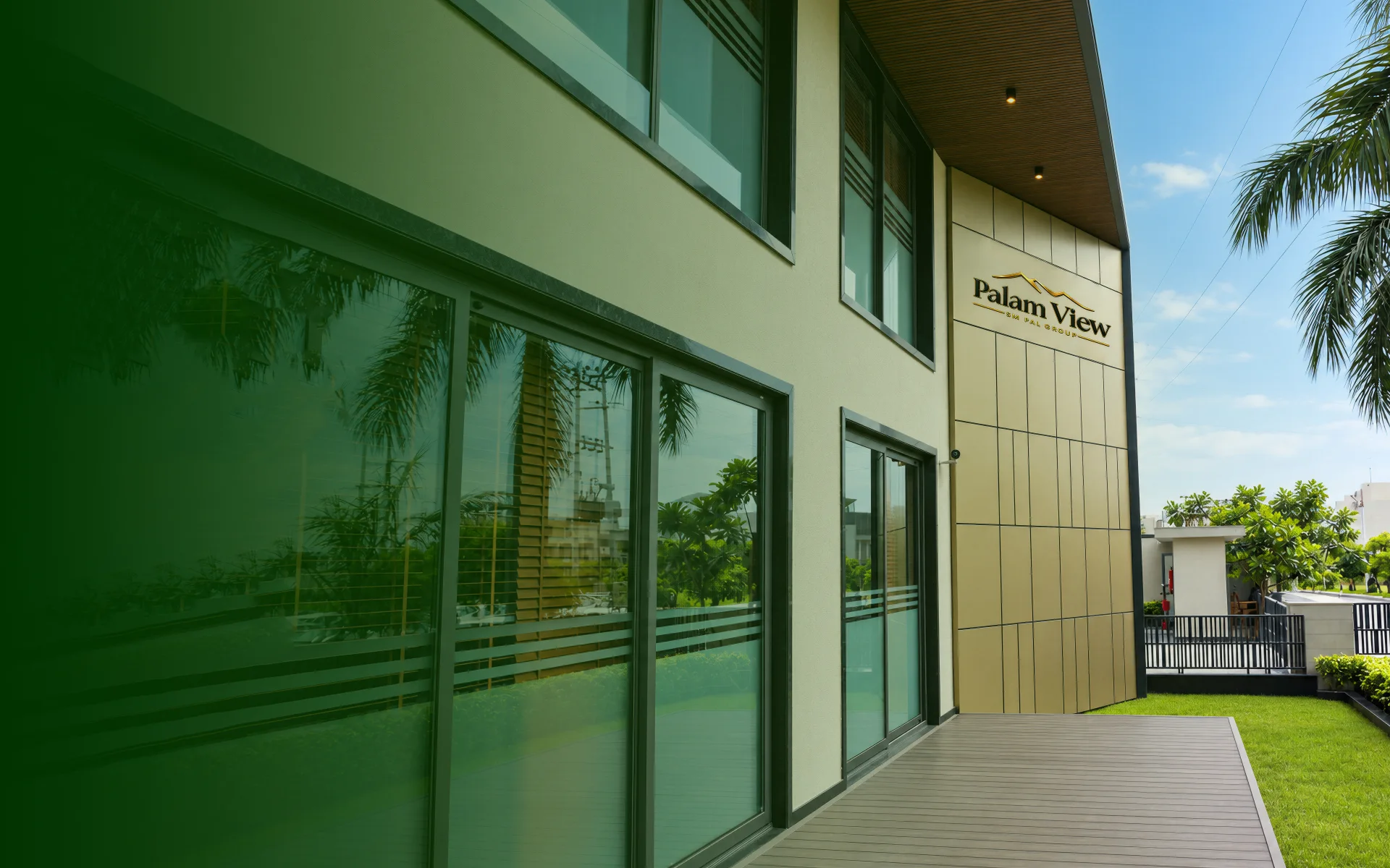 Modern architecture representing SM Pal Group's growth