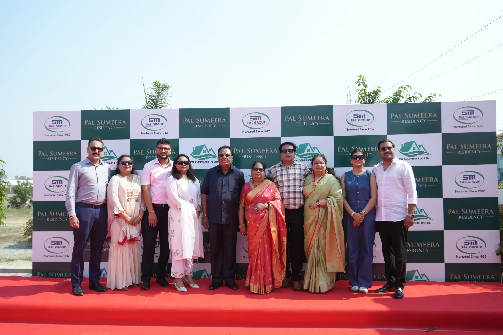 The Pal family at a Pal Sumeera Residency gathering