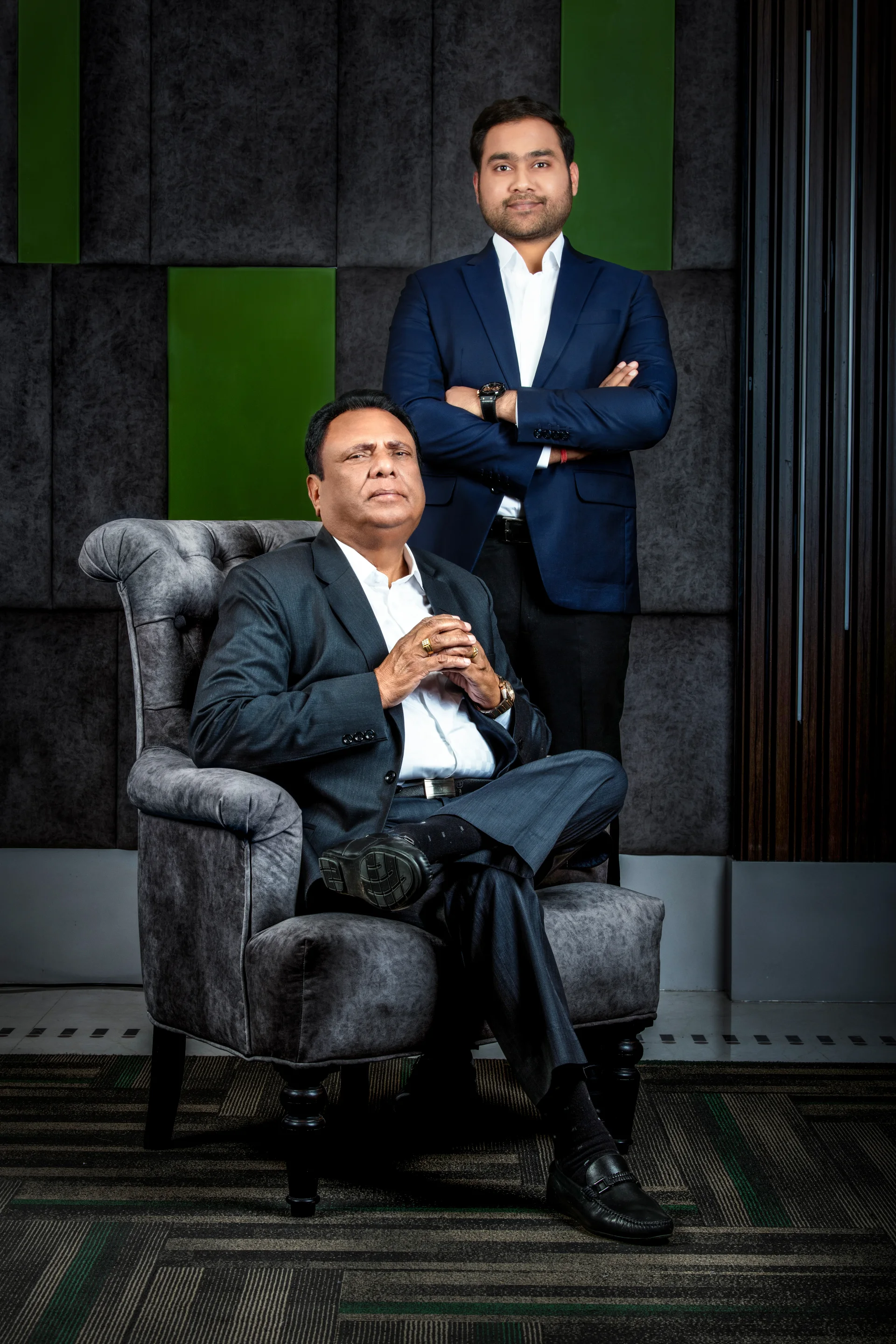 Suresh Pal and Prateek Pal pictured together