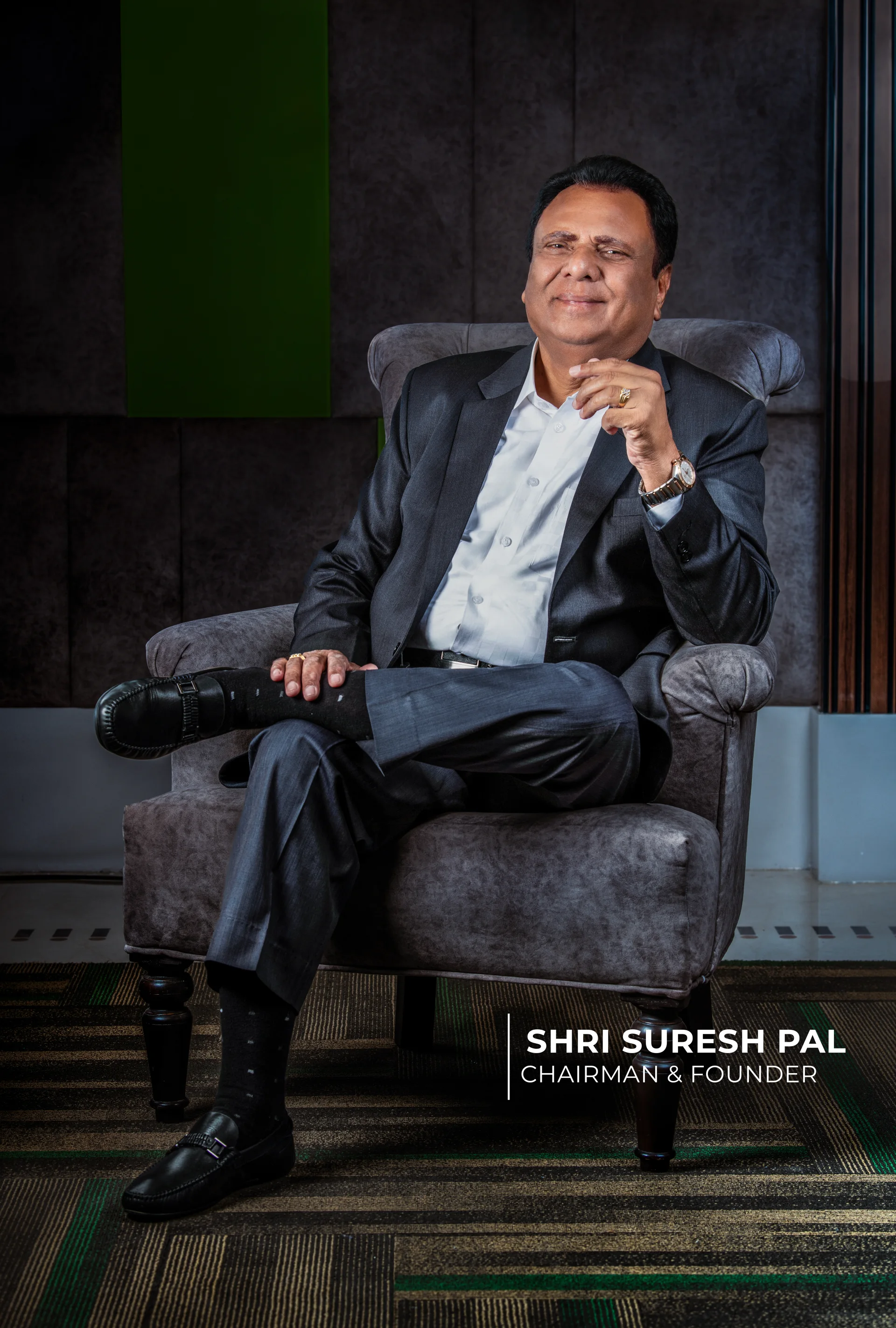 Shri Suresh Pal, chairman and founder of SM Pal Group
