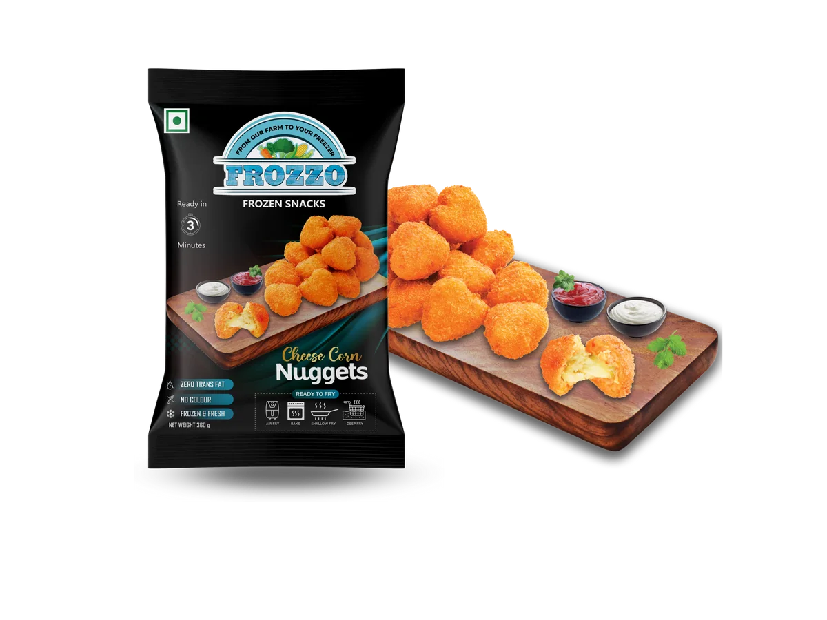 Frozzo Cheese Corn Nuggets packet