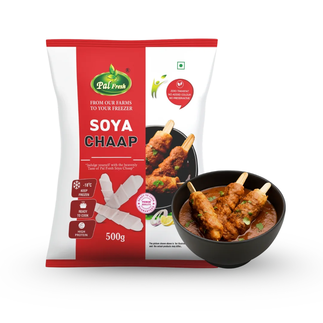 Pal Fresh Soya Chaap packet