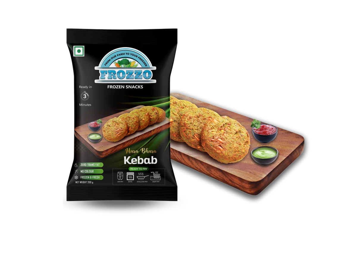 Frozzo Hara Bhara Kebab packet